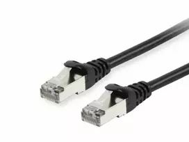 Tinklo kabelis Equip Cat.6 S/FTP jungiamasis kabelis RJ-45 50m juodas