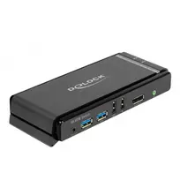 KVM jungiklis DeLOCK DisplayPort 1.4 8K 60Hz USB Audio
