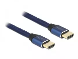 HDMI kabelis DeLOCK Ultra High Speed 48Gbps 8K 60 Hz mėlynas 1 m