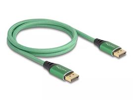 DeLOCK DisplayPort kabelis 16K 60 Hz 1 m žalias metalinis