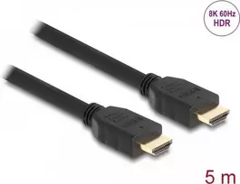 DeLOCK HDMI laidas 48Gbps 8K 60 Hz juodas 5 m