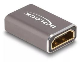 DeLOCK HDMI adapteris motina į motiną 8K 60 Hz pilkas metalinis