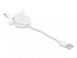 Laidas DeLOCK Easy 45 modulis USB 2.0 ištraukiamas USB Type-A į Micro-B