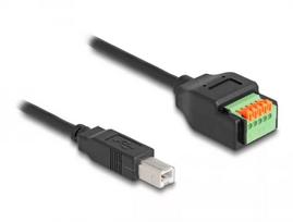 DeLOCK USB 2.0 laidas Type-B kištukas į gnybtų bloko adapterį 15 cm