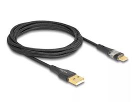 DeLOCK USB 2.0 laidas Type-A kištukas į Type-C kištuką 60W 2m