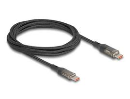 Kabelis DELOCK USB Type-C į USB Type-C PD 3.0 100 W USB 2.0 duomenys 2 m su galios indikacija