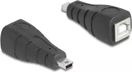 DeLOCK 67200 Mini USB į USB Type-B adapteris (juodas)