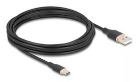 DeLOCK USB kabelis USB 2.0 4m USB A USB C juodas 81228