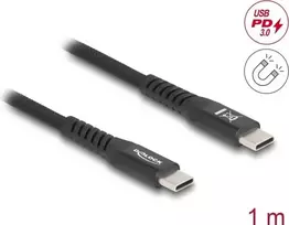 USB kabelis DeLOCK 81119 USB 2.0 1 m USB-C juodas