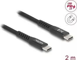 DeLOCK USB kabelis USB 2.0 2m USB-C juodas 81120