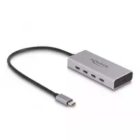 DeLOCK USB Hub 10Gbps USB Type-C 4 prievadai PD 85W 30 cm kabelis