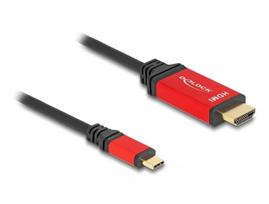 DeLOCK USB Type-C į HDMI kabelis DP Alt režimas 8K 60 Hz HDR 1 m Raudonas