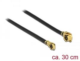 Koaksialinis kabelis DeLOCK 89649 0,3 m MHF I-PEX – MHF IV HSC MXHP32