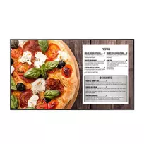 AG Neovo QM-65 Skaitmeninių reklamų plokščiasis ekranas 163,8 cm (64,5 colio) LCD 350 cd/m² 4K Ultra HD juodas
