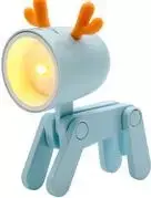 LED stalinė lempa RealPower 486311 mėlyna 1 lemputė baterijomis