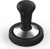 Xavax Tamping-Set, Tamper 58 mm, Edelstahl, mit Tampermatte, rutschfest, Schwarz (00111285)