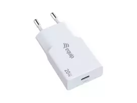Sieninis įkroviklis Equip 1-Port 20W GaN USB-C PD — baltas