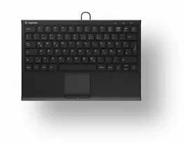 Klaviatūra KeySonic KSK-5211ELU (DE) USB QWERTZ juoda