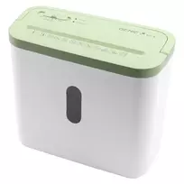 Popieriaus smulkintuvas Genie 440 X GR – skersinis pjovimas 4 x 38 mm, 8 L krepšelis, 300 W, žalia/balta
