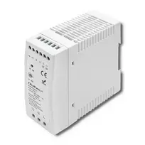 Qoltec maitinimo šaltinis bėgiui DIN | 60W | 12V | 5A | Baltas | Plonas