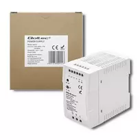 Qoltec 50914 maitinimo šaltinis DIN bėgiui | 90W | 12V | 7,5A | Baltas | Plonas