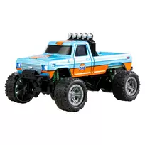 Radijo bangomis valdomas Amewi Monster Truck DieCast 1:64 RTR, mėlyna/oranžinė