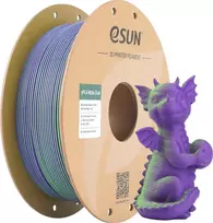 PLA MATTE DUAL 1,75 mm ŽALIA VIOLETINĖ 1 kg ESUN 3D FILAMENTAS (PLA-MTD175B-GZ1P1)