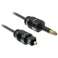 Toslink garso kabelis DeLOCK 82875 1m Mini-TOSLINK Juodas