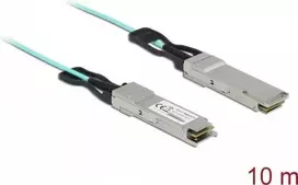 Aktyvus optinis kabelis QSFP+ DeLOCK 84054 10 m Vyriškas/Vyriškas