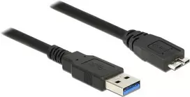 USB laidas DeLOCK 85076 USB 3.2 Gen 1 5m USB A – Micro-USB B juodas