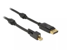 DisplayPort kabelis DeLOCK 83721 Mini DisplayPort 1 m juodas