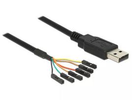 USB kabelis DeLOCK 1,8 m USB 2.0-A / TTL 6 kontaktų juodas