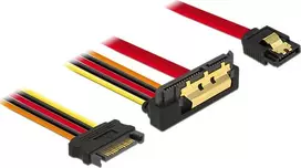 SATA kabelis DeLOCK 85229 0,3 m SATA 7 kontaktų SATA 22 kontaktų Juodas