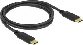 DeLOCK USB 2.0 laidas USB-C 1 m juodas 83323