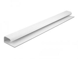 Kabelių kanalas DeLOCK 20884 montavimui po stalu 57x25mm 400mm 2vnt baltas