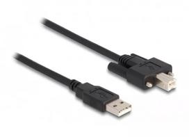 DeLOCK USB 2.0 kabelis Type-A (vyriškas) į Type-B (vyriškas) 2 m juodas