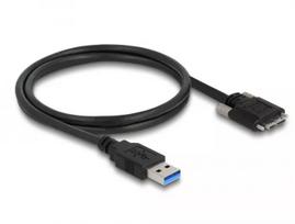 DeLOCK USB 3.0 laidas, Type-A (vyriškas) į Micro-B (vyrišką), 1 m, 5Gbit/s