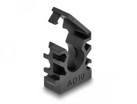 Laikiklis kabeliams DeLOCK 60481 10 mm juodas 8 vnt.