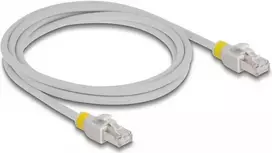 Tinklo kabelis DeLOCK RJ45 Cat.6A S/FTP 2m pilkas