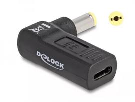 DeLOCK adapteris USB Type-C moteriškas į Acer 5,5 x 1,7 mm vyriškas 90° kampu