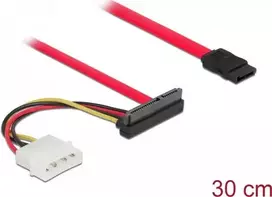 SATA kabelis DeLOCK 86078 0,5 m SATA 7 kontaktų SATA 22 kontaktų Molex