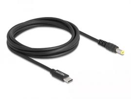 DeLOCK USB Type-C laidas nešiojamam kompiuteriui 5,5 x 2,5 mm 1,5 m 20 V