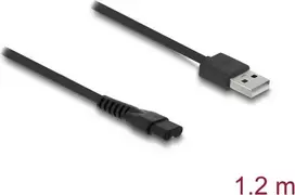 USB įkrovimo laidas 5 V DELOCK elektriniams skustuvams – suderinamas su MANSCAPED 2.0/3.0 serija, 1 vnt.