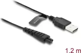 USB įkrovimo laidas 5 V elektriniams skustuvams DELOCK, tinka Remington HC4250MB4200MB6850 XR1330 serijoms