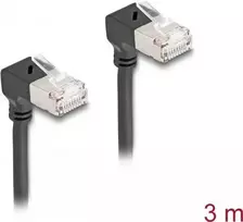 Tinklo kabelis DeLOCK RJ45 Cat.6A 3m Juodas