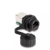 DeLOCK RJ50 lizdas į RJ50 lizdą jungtis, IP68, vandeniui atspari, juoda