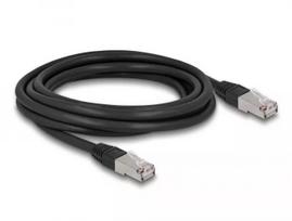 Tinklo kabelis DeLOCK RJ45 Cat.6A 3m juodas