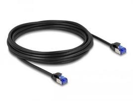 DeLOCK RJ45 Cat.6A S/FTP plonas tinklo kabelis 5 m juodas