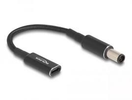 DeLOCK adapteris USB Type-C moteriškas į HP 7,4 x 5,0 mm vyriškas 15 cm