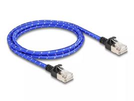 DeLOCK RJ45 Cat.6A tinklo kabelis 1 m mėlynas